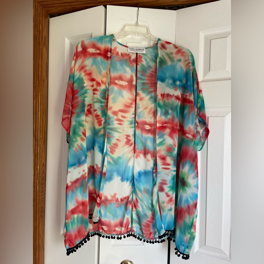 Gypsy Warrior Tie-Dye Kimono - Picture 6 of 6